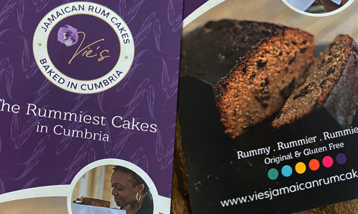 Jamaican Rum Cakes - Brochure & Banner Design